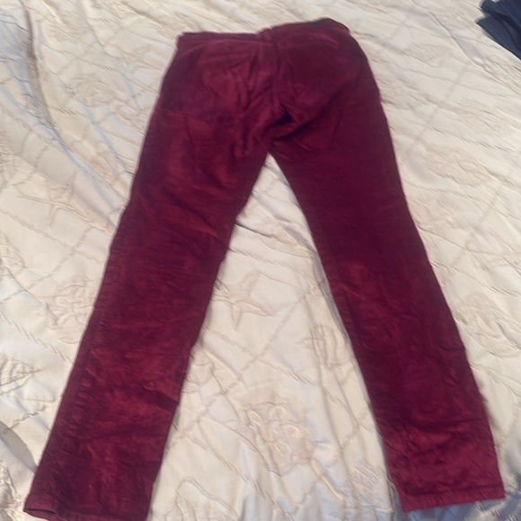 Kit from the Kloth velvet like pants, sz 6, maroon - Picture 4 of 5